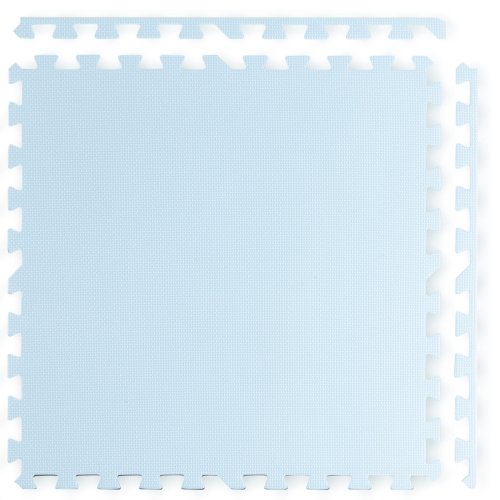 Ricokids 738202 Pěnová podložka puzzle 60×60 cm, 4 ks, modro-bílá