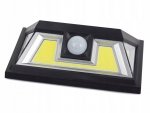 Verk 01389 Solární venkovní 74 LED COB osvětlení s pohybovým senzorem 