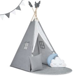 Nukido NK-406 Detský teepee - sivý