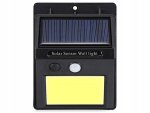Verk 01391 Solárne vonkajšie 48 LED COB osvetlenie s pohybovým senzorom