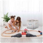 Nukido NK-408 Organizér na hračky a hrací podložka 2 v 1 - šedá