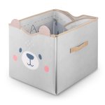 Nukido NK-408 Organizér na hračky a hrací podložka 2 v 1 - šedá