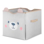 Nukido NK-408 Organizér na hračky a hrací podložka 2 v 1 - šedá