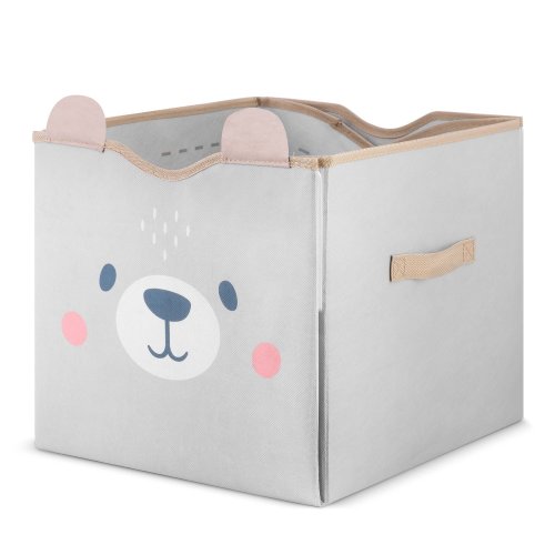 Nukido NK-408 Organizér na hračky a hrací podložka 2 v 1 - šedá