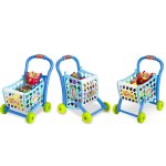 Ricokids 773400 Dětský nákupní vozík 3 v 1, modrý