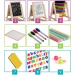 Ricokids 780300 Skládací magnetická křídová tabule