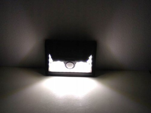 Verk 15532 Solární venkovní 24 LED SMD osvětlení s pohybovým senzorem 