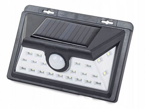 Verk 15532 Solární venkovní 24 LED SMD osvětlení s pohybovým senzorem 