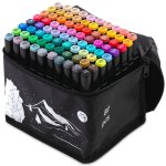 Nukido 791201 Alkoholové fixky s puzdrom, 80 ks