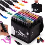 Nukido 791201 Alkoholové fixky s puzdrom, 80 ks