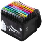 Nukido 791201 Alkoholové fixky s puzdrom, 80 ks