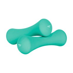 Rebel RBA-2329-3 Litinové neoprenové činky 2×3 kg, zelené