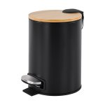 Teesa TSA0407 Koupelnový odpadkový koš 3 l, černý