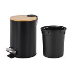 Teesa TSA0407 Koupelnový odpadkový koš 3 l, černý