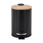 Teesa TSA0407 Koupelnový odpadkový koš 3 l, černý