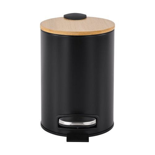 Teesa TSA0407 Koupelnový odpadkový koš 3 l, černý