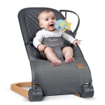 Nukido NK-52 Houpací křeslo s hračkami, antracit