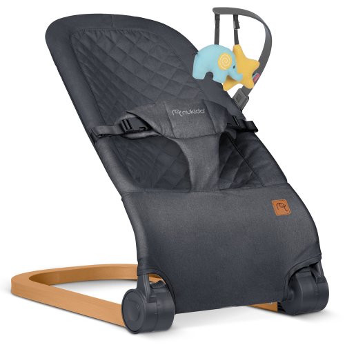 Nukido NK-52 Houpací křeslo s hračkami, antracit