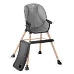 Nukido 701000 Jídelní židlička TILO šedo-černá