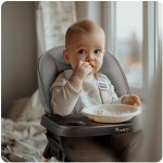 Nukido 701000 Jídelní židlička TILO šedo-černá