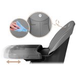 Nukido 701000 Jídelní židlička TILO šedo-černá