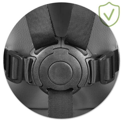 Nukido 701000 Jídelní židlička TILO šedo-černá