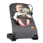 Nukido NK-52 Houpací křeslo s hračkami, šedé