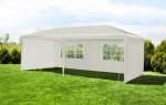 Malatec 7913 Záhradný párty stan 3 x 6 m + 6 bočných stien biely