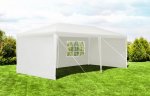 Malatec 7913 Záhradný párty stan 3 x 6 m + 6 bočných stien biely