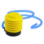 LEAN Toys 28663 Plyšový skákací míč žralok BigCutePet, 50 cm, modrý