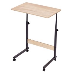 ModernHome TH-LD-6-16 Stůl na notebook s kolečky k posteli, nebo křeslu, světlý dub