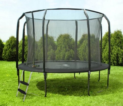 Malatec 7509 Trampolína HQ 366 cm + vnitřní ochranná síť + žebřík
