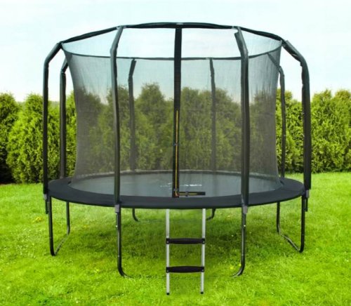 Malatec 7509 Trampolína HQ 366 cm + vnitřní ochranná síť + žebřík