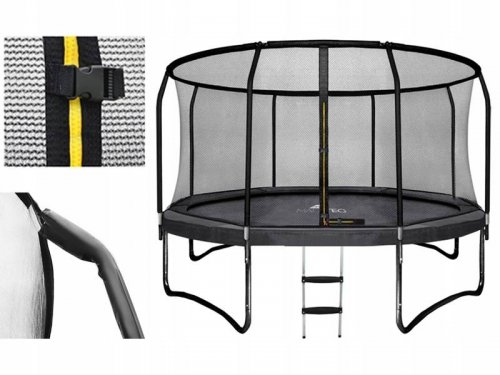 Malatec 7509 Trampolína HQ 366 cm + vnitřní ochranná síť + žebřík
