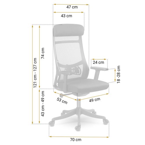 Sofotel 240400 Kancelářská židle Brema, černá