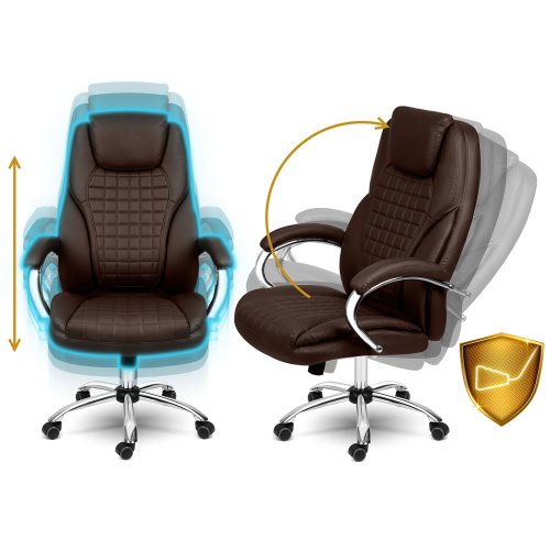 Sofotel 240802 Kancelářské křeslo Batory, eko kůže, hnědé