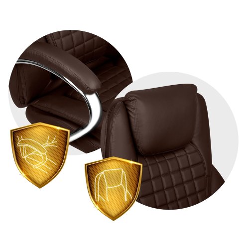 Sofotel 240802 Kancelářské křeslo Batory, eko kůže, hnědé