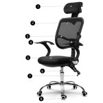 Sofotel 240500 Kancelářská židle Ryga, černá