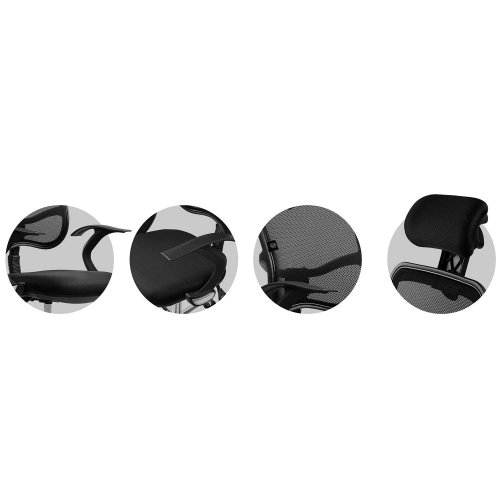 Sofotel 240500 Kancelářská židle Ryga, černá