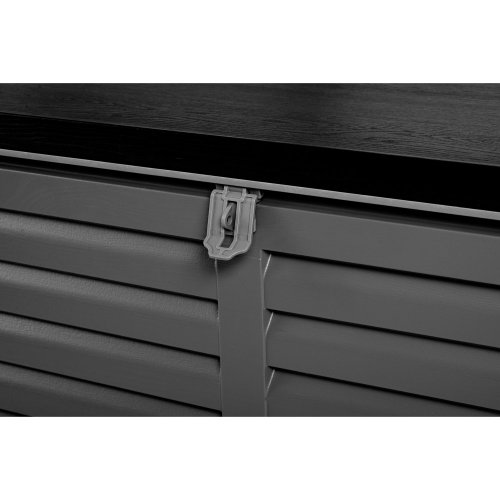 Plonos PL-801 Záhradný box 143 x 57 x 53,5 cm, 390 l, čierny a sivý