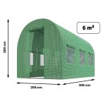 Plonos 4910-B Zahradní fóliovník 2 x 3 m, 140 g/m², zelený 