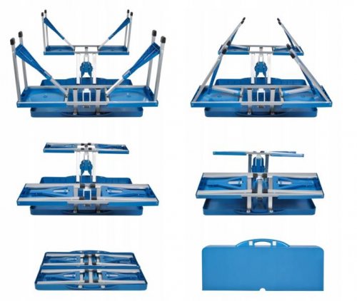Trizand 7894 Kempingový skladací set modrá