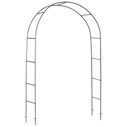Plonos PL-990 Záhradná pergola oblúk 240 cm, čierna