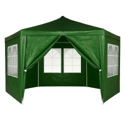 MultiGarden PAW-2X2X2 Zahradní altán skládací 2 x 2 x 2 m + 6 bočních stěn, zelený