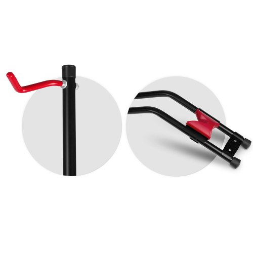 Humberg MB1 Stojan na kolo, věšák, ocel, černý