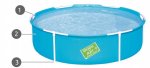 BESTWAY 56283 Bazén Steel Frame Pool 152x38 cm