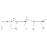 Massido 688300 Debora 19 m voľne stojaca sušička bielizne, biela 