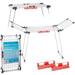 Massido 688300 Debora 19 m voľne stojaca sušička bielizne, biela 