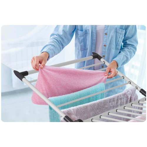 Massido 688300 Debora 19 m voľne stojaca sušička bielizne, biela 