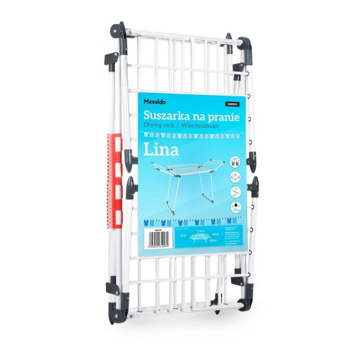 Massido 688500 Lina 22 m skladací sušiak na bielizeň, biely